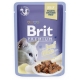 Brit premium 85g cat kaps.filety s hovězím v želé 1ks/24ks