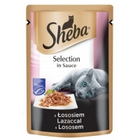 Sheba Selection in Sauce 85g s lososem 