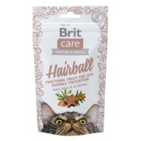 Brit care cat snack Hairball 50g 1ks/12ks