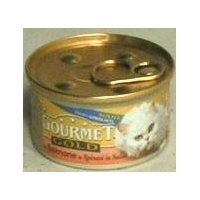 Gourmet  85g gold hovězí+kuře v rajč.omáčce/12ks 