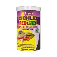 Tropical Cichlid Red+Green Large stick 1000ml l/300g 