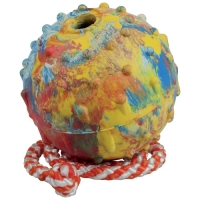 Aport míč 7cm s prováz. 50cm Gappay