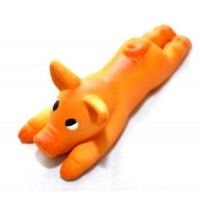 Latex hračka - prasátko ležící 23cm