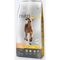 Nutrilove  12kg Active dog s čerstvým kuřecím  