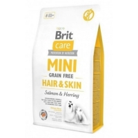 Brit Care Mini 7,0kg Hair Skin grain free Salmon+Herring dog