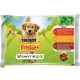 Friskies 100gx4ks kaps., hovězí, kuře, jehně s mrkví ve šťávě/10ks AKCE