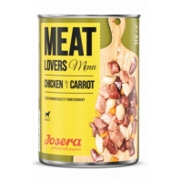 Josera dog 400g Meat Lovers Menu Chicken with Carrot (kuřecí s mrkví)