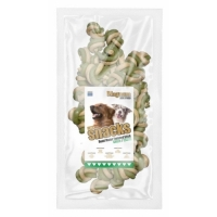 Magnum Semi Moist Knotted Stick Green / White 25ks dog
