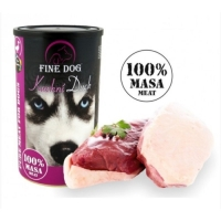 Fine dog 1200g kachní 100% masa/8ks