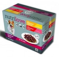 Nutrilove 12x85g kapsička s kuřecím a hovězím