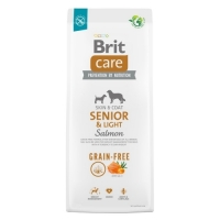 Brit Care  1kg Senior & Light Salmon Grain-free dog