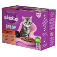 Whiskas 85g x 12ks kapsička junior klasický výběr ve šťávě  AKCE