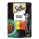 Sheba Select Slices 85g s kuřecím a hovězím masem ve šťávě kapsička cat 