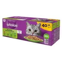 Whiskas 85gx 40ks kapsička výběrové menu v želé cat AKCE