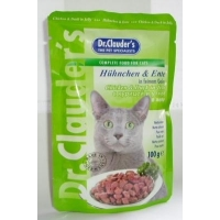 Dr.Clauder´s Hühnchen & Ente (kuře, kachna v želé) 100g cat
