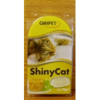 Shiny cat 2x70g tuňák+kreveta+maltóza  
