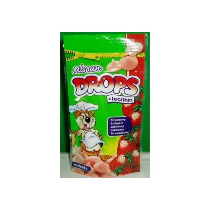 Mlsoun Drops lecithin Strawberry 75g hlodavec