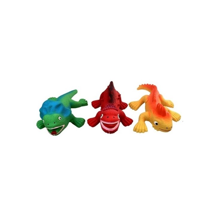 Tatrapet hračka latex pískací - ještěr 17cm