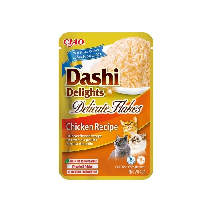 Churu Cat Dashi Delights Delicate Flakes Chicken 40g