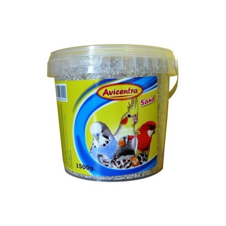 Písek pro ptáky 1,5kg s mušlemi kbelík