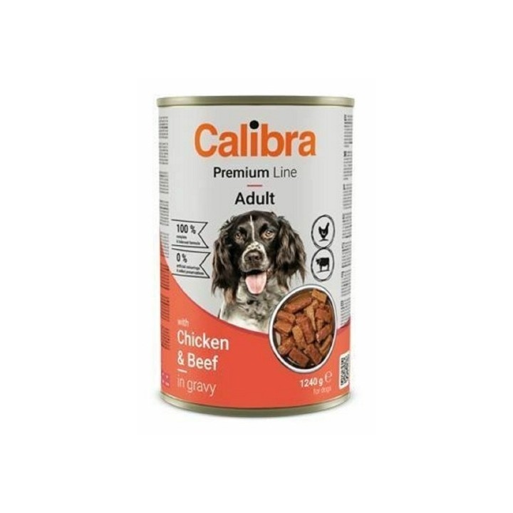 Calibra 1240g Premium with Chicken& Beef dog