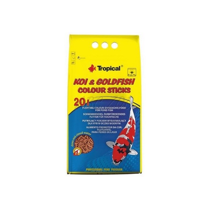 Tropical Goldfish Colour Sticks 20l /1600g