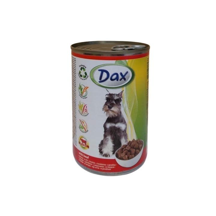 Dax 415g with beef dog