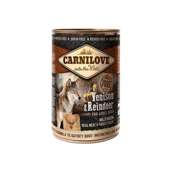 Carnilove 400g wild meat adult venison+reindeer/6ks