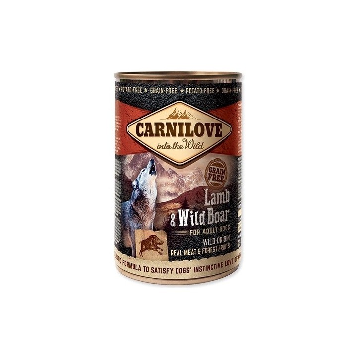 Carnilove 400g wild meat adult lamb+wild boar/6ks