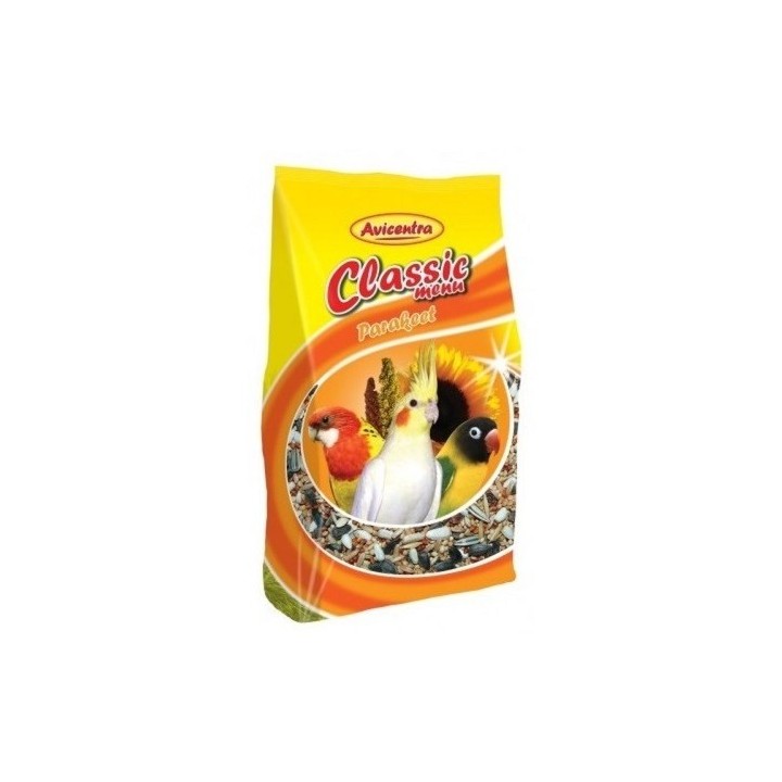 Avicentra papoušek malý 1000g classic/10ks