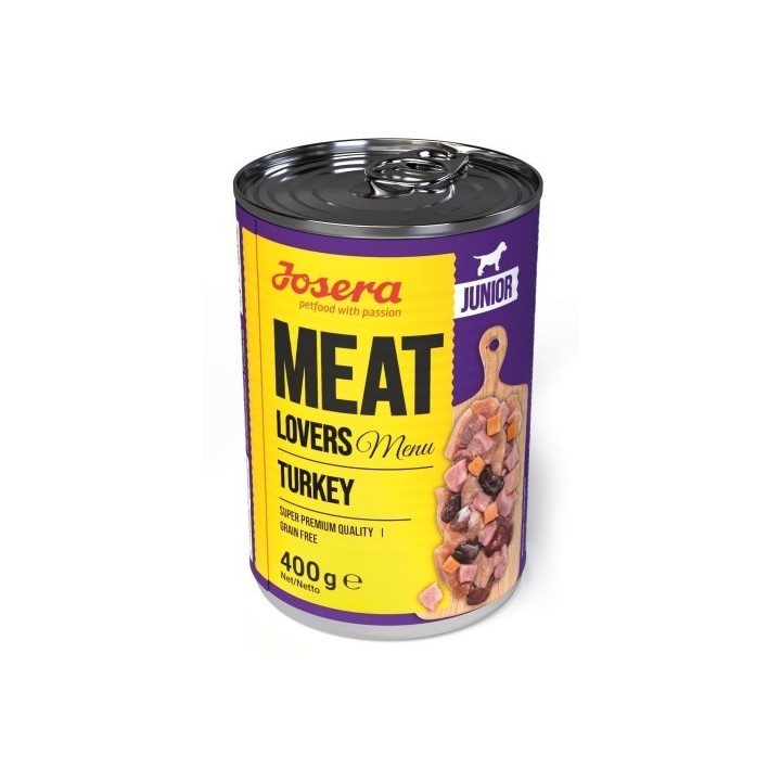 Josera dog 400g Junior Meat Lovers Menu Turkey