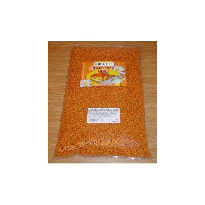 Krmivo-jezír.ryby color 5kg/oranž/