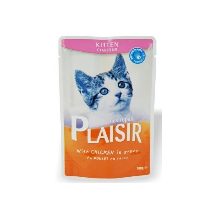 Plaisir 100g kuřecí kapsička kitten