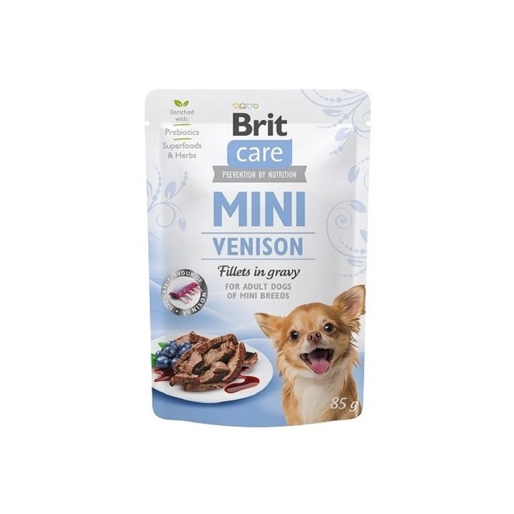 Brit Care Mini Venison fillets in gravy 85g