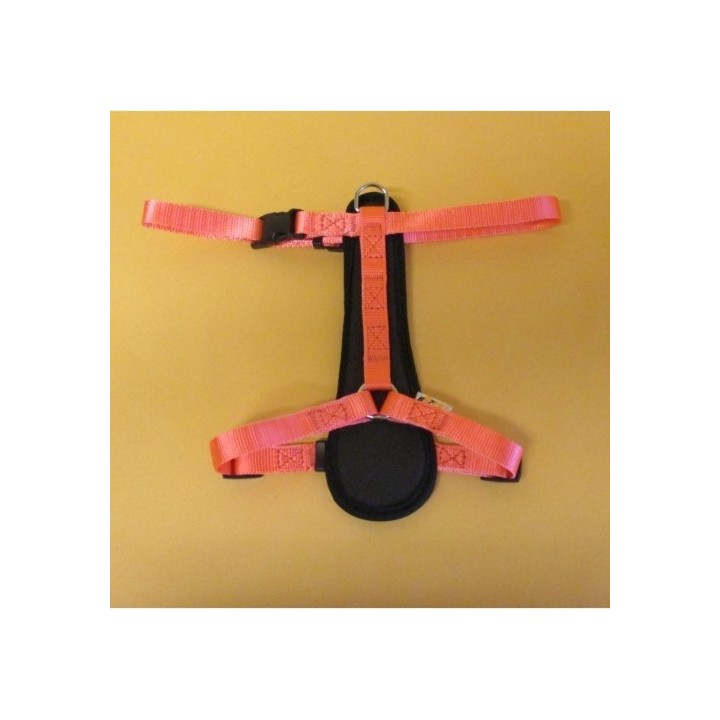Postroj popruh 1,5cm Neon č.2-růžový