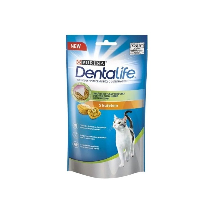 Purina Dentalife Cat 40g kuře/8ks