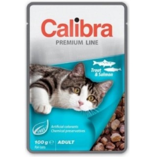 Calibra 100g kapsa premium trout+salmon cat
