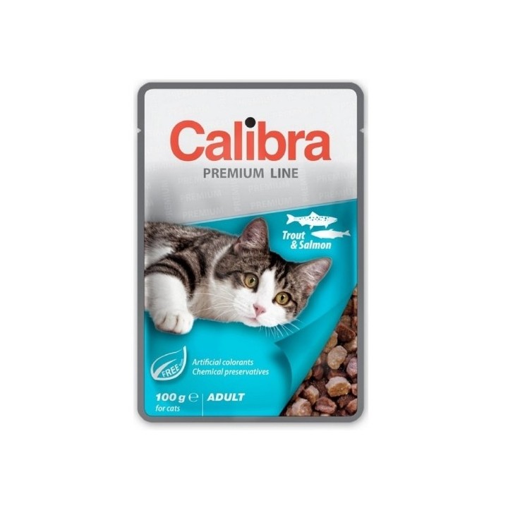 Calibra 100g kapsa premium trout+salmon cat