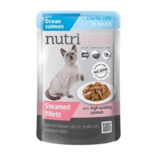 Nutrilove 85g kapsička, STERILE, šťáva losos/28ks