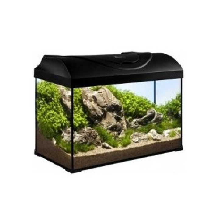 Akvarijní sada 50cm/37,5l s LED osvětlením 10W - černý kryt