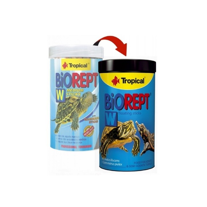 Tropical Biorept W medium 100ml /30g granule pro želvy