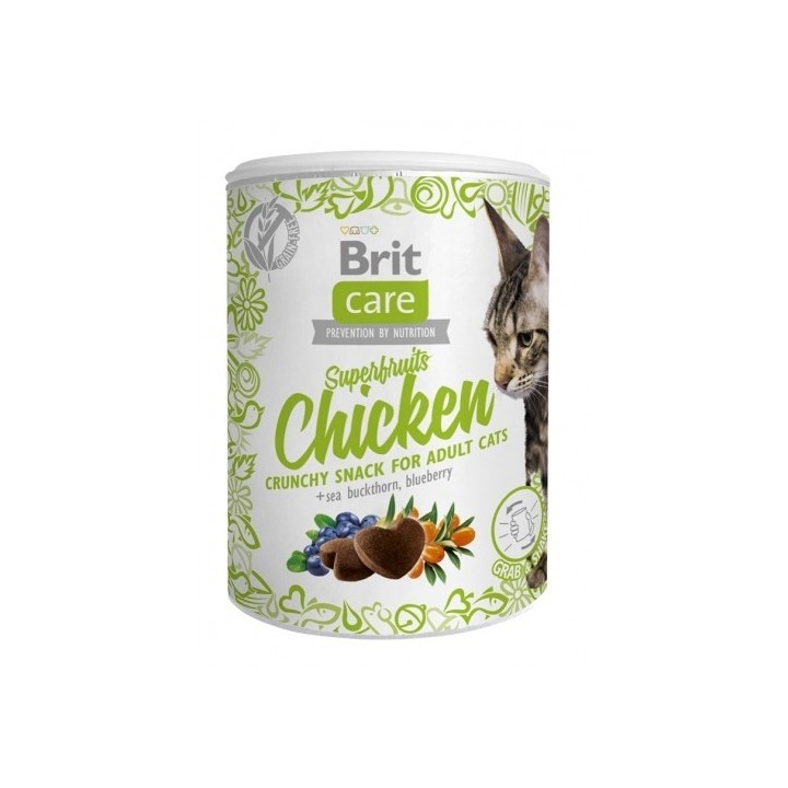 Brit care cat snack Superfruits Chicken 100g