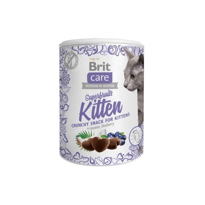 Brit care cat snack Superfruits Kitten 100g