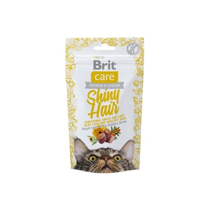 Brit care cat snack Shiny Hair 50g 1ks/10ks