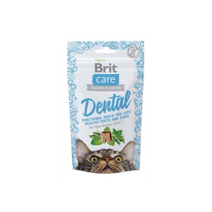Brit care cat snack Dental 50g 1ks/12ks