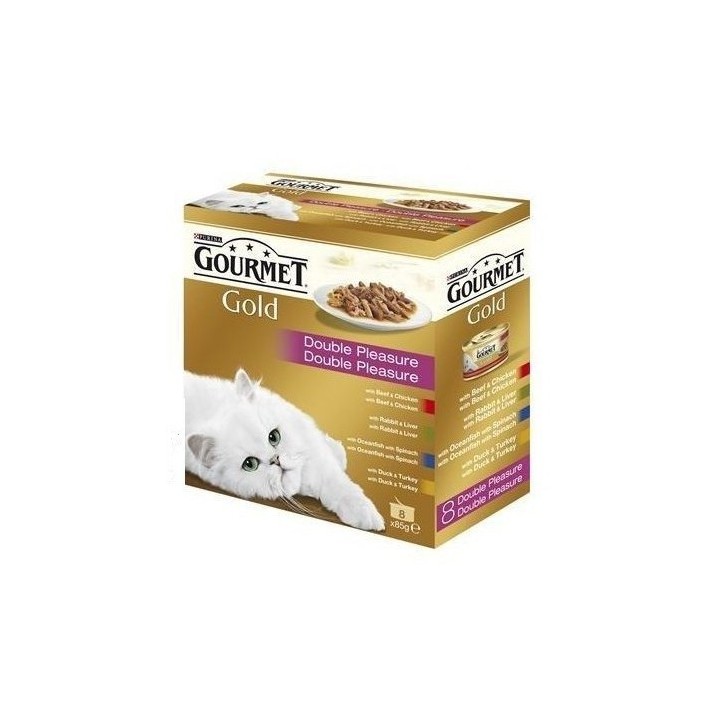 Gourmet konzerva 8x85g mix dušené a grilované maso