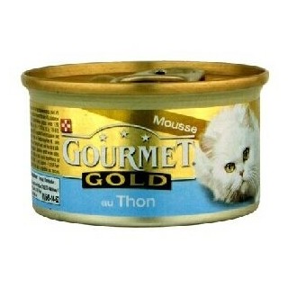 Gourmet  85g gold mořské ryby ve šťávě se špenátem/12ks