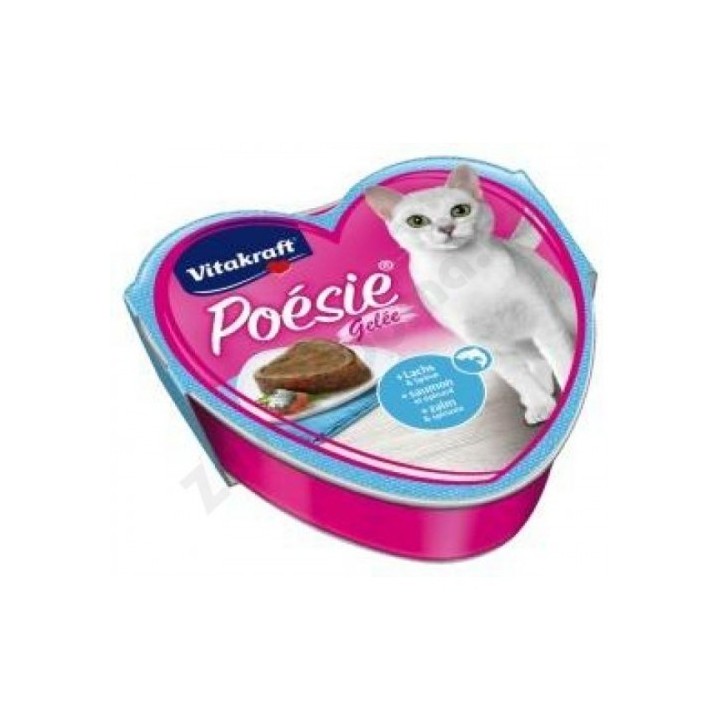 Poésie želé 85g losos+špenát /15ks