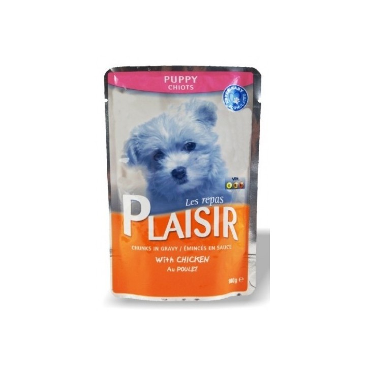 Plaisir 100g s kuřecím kapsička puppy dog