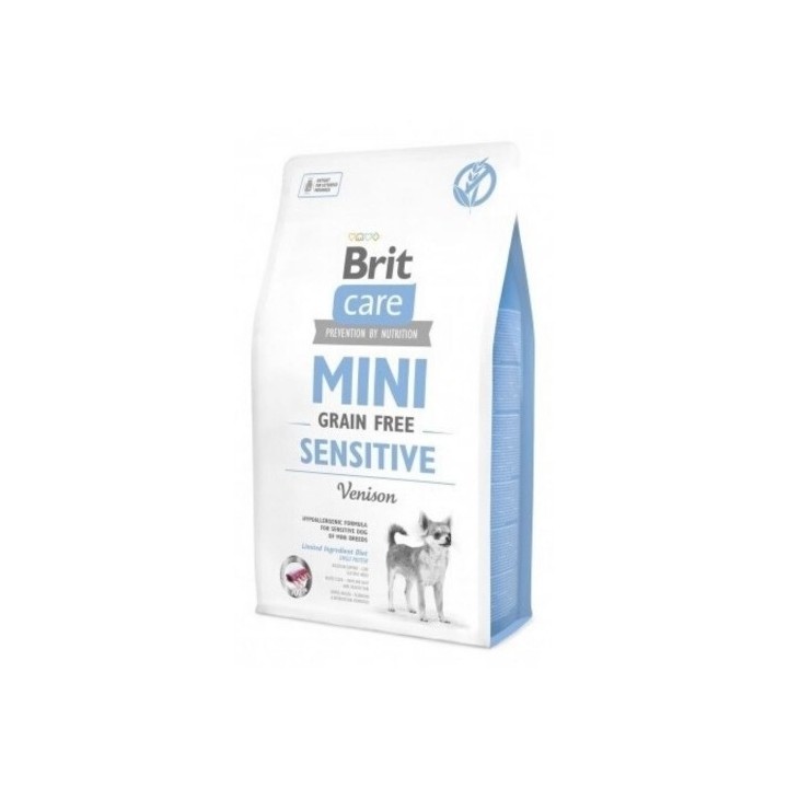 Brit Care Mini 7,0kg Sensitive Venison grain free dog